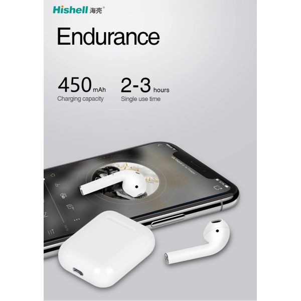 Practical Sweatproof Stereo Headphone TWS , 450mAh Stereo 5.0 True Wireless Earbuds