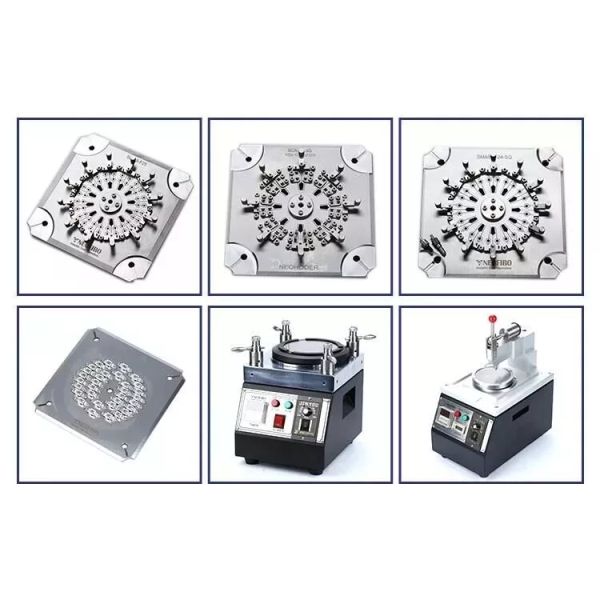 Fiber Optic Patch Cord Polishing Machine Four Corner Pressure Fixed Speed