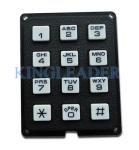Rugged Plastic Industrial Numeric Keypad 12 Keys For Access Control System