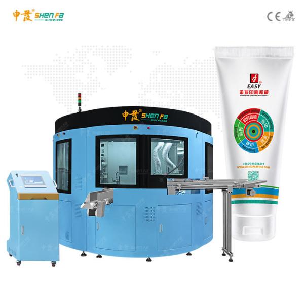Buy Fully Automatic Screen Printing Machine 6 Color 6 Station Servo Screen Printer For Bottle at wholesale prices