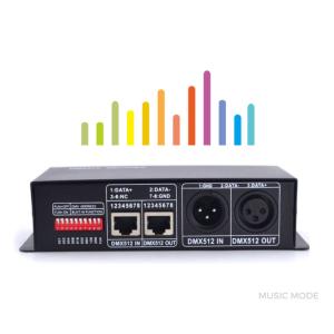 DMX512 RGB RGBW LED DMX Decoder With Engineering Sub Controller