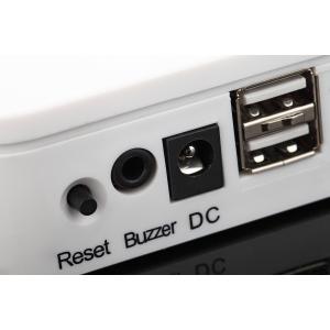 COMER 8 Ports security alarm controller display systems with acrylic stand for