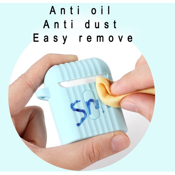 Mini Trunk Airpods Case Cute 3D Soft Silicone Protective Creative Stand Cover For Airpods 1 & 2 Charging