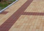 Low Water Absorption Outdoor Wood Floor Tiles , Thin Brick Pavers For Garden /