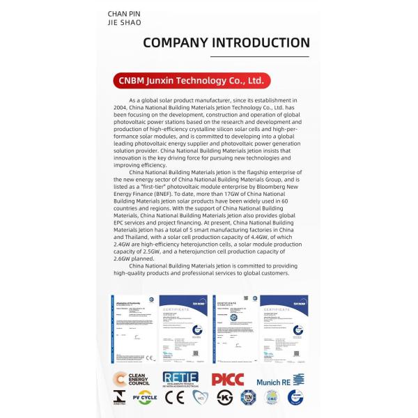 Dual Glass Soft Mono Solar Panel Max Power 580W Topcon Solar Module
