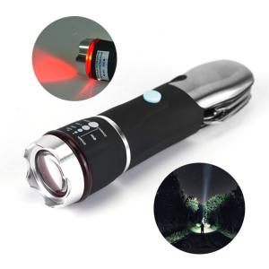 Quality 8 Hours Lighting Period FL019 Portable LED Torch Light with Emergency Hammer and Tactical Knife for sale