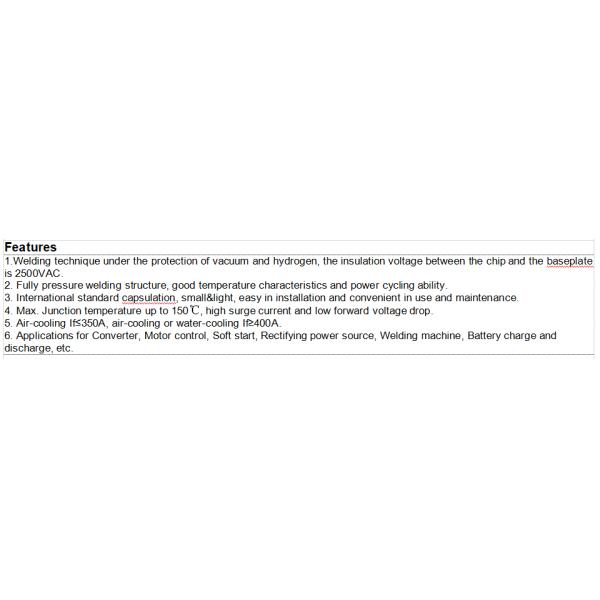 NNC Power Semiconductor Module MDS/MDQ