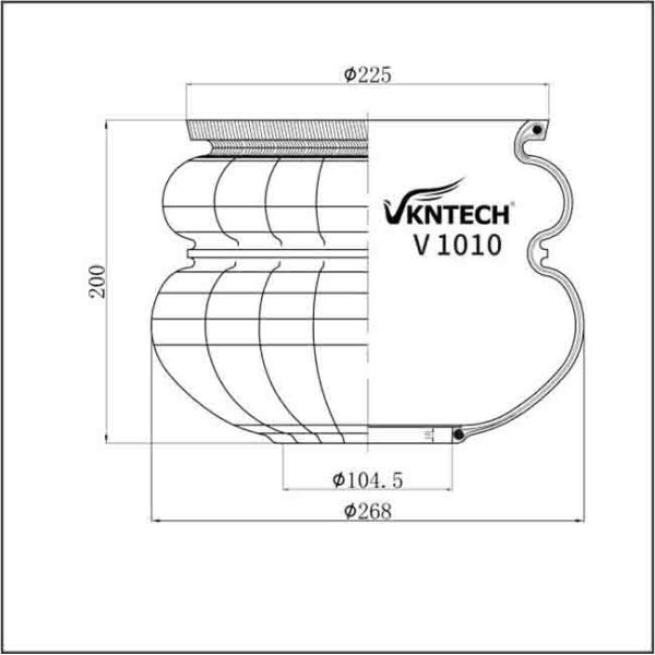J08C 49710-1381 Suspension Air Bag For Cabin HINO 49711-1010