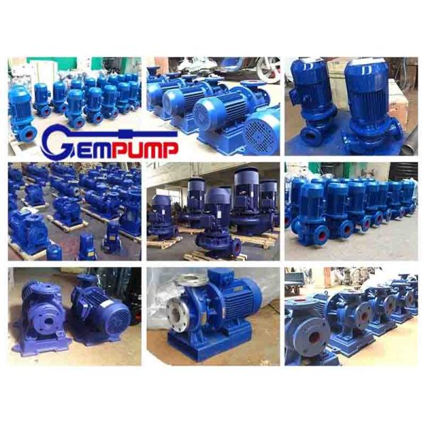 Single Stage Single Suction Vertical Inline Pump 5-125m Lift