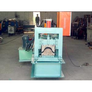 Metal Roof Sheet Ridge Cap Roll Forming Machine Elegant Appearance Easy