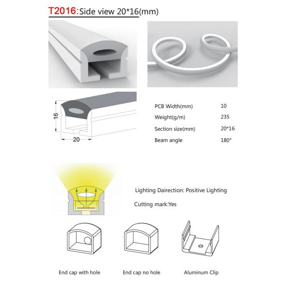 Easy Installation LED Flex Neon Light Professional Structural Design