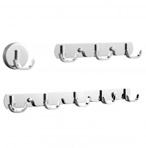 Quality Chrome Plating Silver Stainless Steel Robe Hooks For Hanging Coats OEM for sale