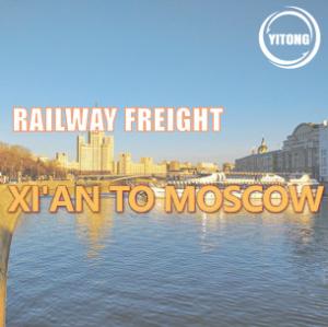 Xi'An China To Moscow Russia Railway Cargo Transport Service 20-30 Days