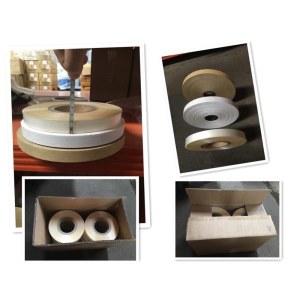 Rigid Box Corner Pasting Silicone Adhesive Paper Tape For Cardboard Box Making