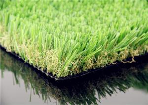 Quality Decorative Garden Artificial Turf False Grass Lawns 16800 Stitches / Square Meter Density for sale
