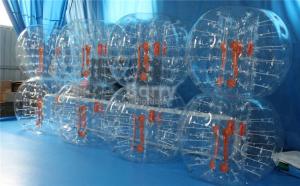 China PVC / TPU Outdoor Inflatable Toys / Bubble Ball Soccer Suit for Party or Event on sale