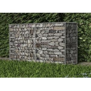 Quality Powder Coating Galvanised Gabion Baskets 4x1x1m 60x80mm Mesh for sale