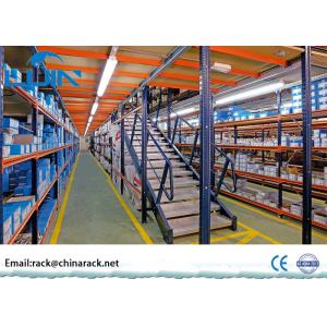 China Plywood Board Rack Supported Mezzanine Customized Size Metal Frame on sale