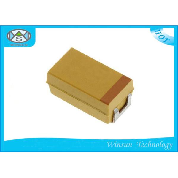 Surface Mounted SMD Tantalum Capacitor Lead Free Tantalum Chip Capacitor Case D / E