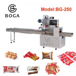 Food packing machine price bread buns cookies candy flow packing machine