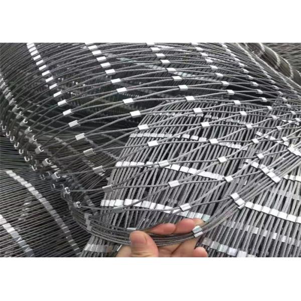 Child Playground Safe Wire Rope Mesh Netting 50meter Length Diamond Hole Shaped