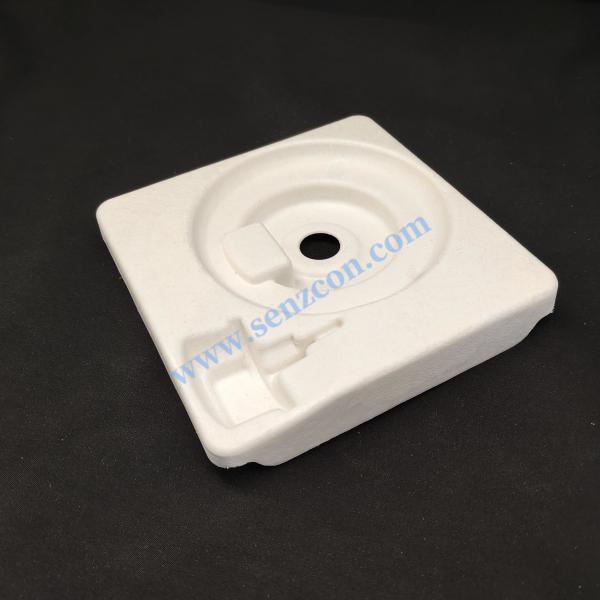 Hardware rollers, white sugarcane pulp paper pulp molded base, environmentally friendly, degradable, shockproof and scratch-resistant.