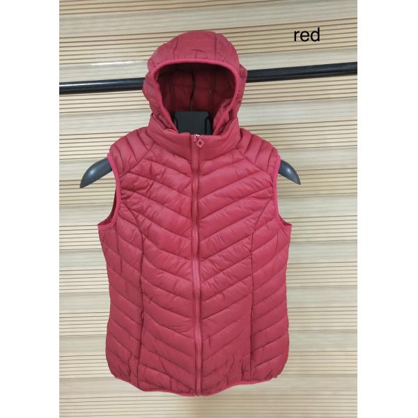 Stylish Lightweight Padded Jacket Womens , Padded Vests Ladies High Protection