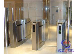 Quality Fashionable Security Speed Gate High Working Speed Glass Turnstile For Public Service for sale
