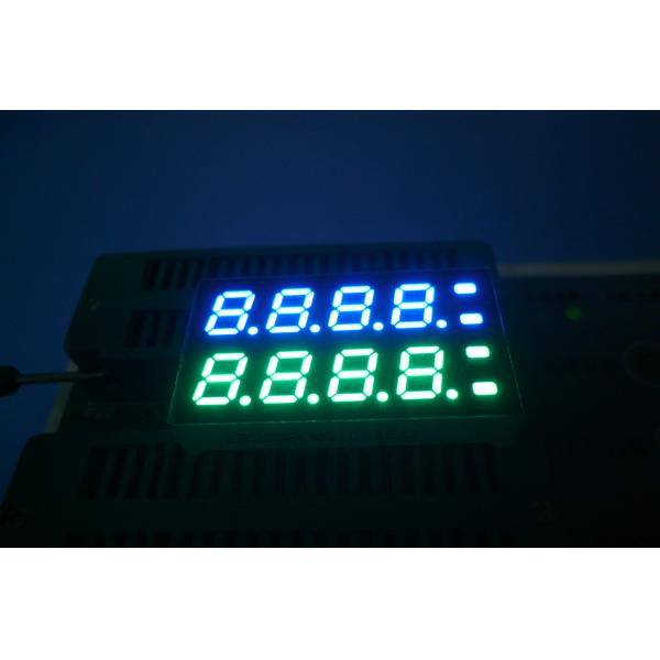 7mm 8 Digit 7 Segment Led Display OEM ultra white pure green Color