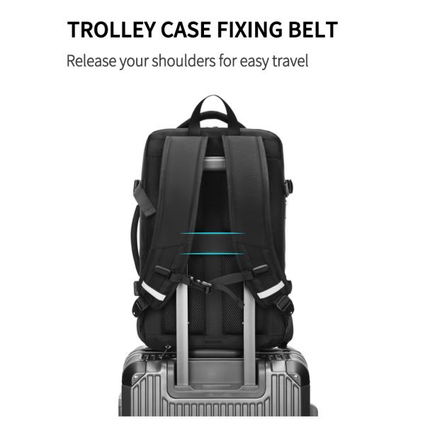 New Multifunction large capacity usb raincoat backpack business travel laptop backpack bag men