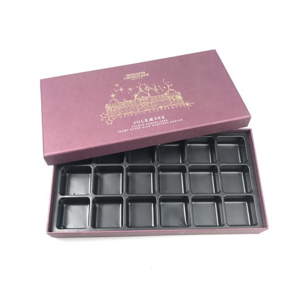 Buy Luxury Cardboard Food Boxes , Chocolate Truffle Packaging Boxes at wholesale prices