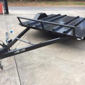 China 8x6 Motor Bike Motorcycle Utility Trailer , Easy Load Tandem Axle Utility Trailer on sale