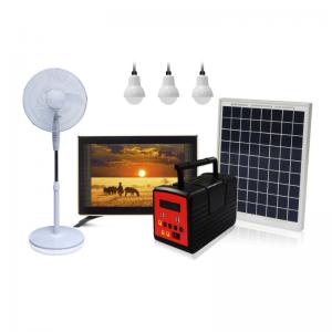 Quality Radio and mp3 player 10W power solar home lighting system solar home camping kit for sale