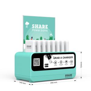 5000mah Shared Power Banks 8 Port Mobile Phone Charging Station CE Approved