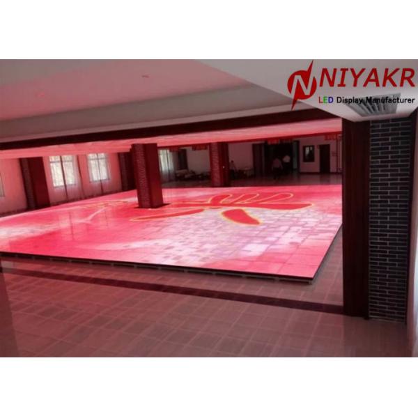 P3.91 Programmable LED Floor Display Seamless Stitching For Disco Club DJ Events