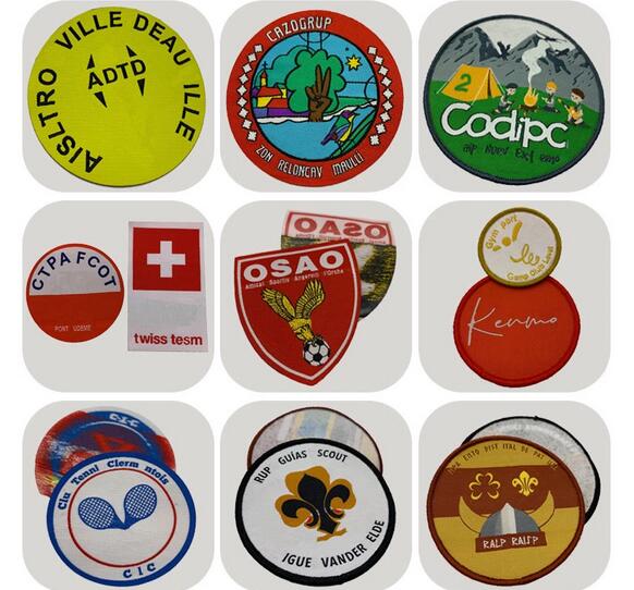 Woven Badge/ Kid Clothes Applique Patches Custom Woven Patch