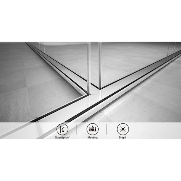 New Modern Customized Demountable glass partition soundproof office Partition Glass Wall