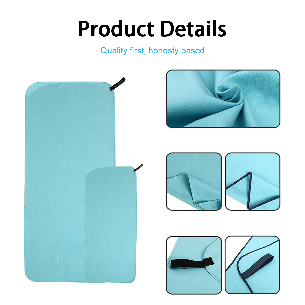 Custom Print Large Absorbent Microfiber Suede Towel Beach Towel Summer New Year 22 Color Stock Light Weight Sports Quick-Dry