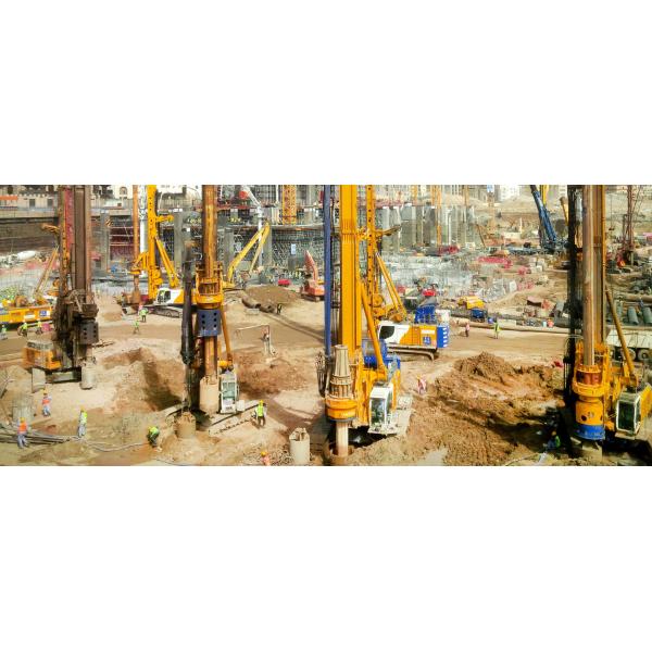 Kelly Bar Interlocking and Friction Kelly Bar With 4 Elements 47 M Drilling Depth For SR50