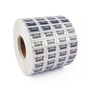 Quality BOPP UV Printing Custom Barcode Labels In Rolls , weatherproof QR code labels for sale