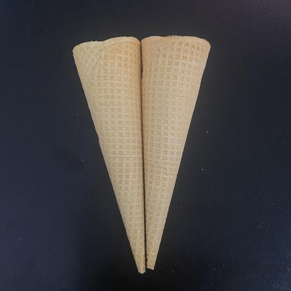 Automatic Rolled Sugar Ice Cream Cone Baking Machine 17.5 Degree Roasting For Food Industry