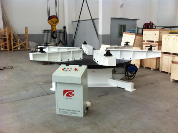 Mechanical Horizontal Rotary Table / Precision Rotary Work Table With 10 Ton