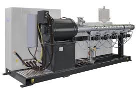 Single Screw PE Pipe Extrusion Line , High Capacity Pe Pipe Making Machine