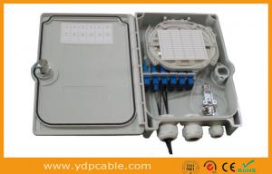 Quality Compact Plastic Fiber Optic Splitter Box , 24 Port SC LC Outdoor Splice Box for sale
