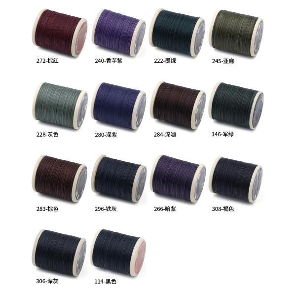 30g 0.6mm High Tenacity Filament Cored Sewing Thread for Polyester Bonded Waxed Thread