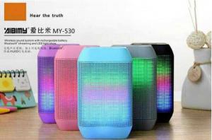 Quality MY530BT mini Wireless Bluetooth Mini subwoofer HIFI speaker with LED light USB TF Card for sale