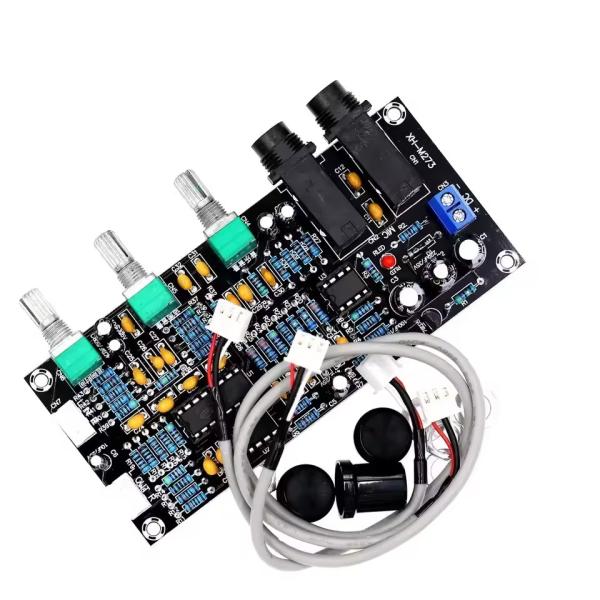 XH-M273 PT2399 Digital Preamplifier Board 12-24V DC with Stereo Frequency for Karaoke Microphone Control