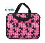 neoprene classic soft shockproof laptop tote briefcase with heat-transferring