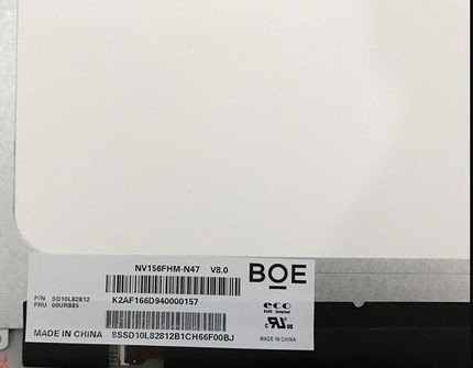 NV156FHM-N47 BOE 15.6 Inch 1920 * 1080 PC LCD Module