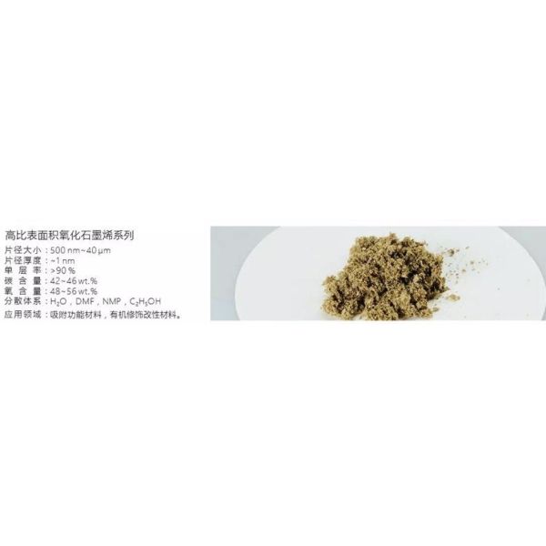 Freeze-drying method, easy to disperse without precipitation, research-grade, improved Hummers' single-layer graphene oxide